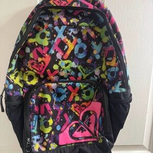 Roxy Colorful Graphic Backpack